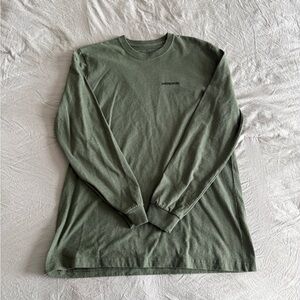Patagonia Men's Olive Long Sleeve Tee